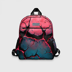 Детский рюкзак Объемные разломы текстура, цвет: 3D-принт