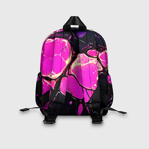Детский рюкзак Розовые пятна в текстуре / 3D-принт – фото 2