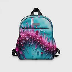 Детский рюкзак Розовые кристаллы, цвет: 3D-принт