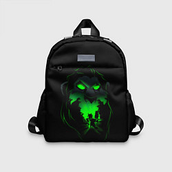 Детский рюкзак Шрам Король лев - крупно, цвет: 3D-принт