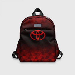 Детский рюкзак Toyota red poly, цвет: 3D-принт