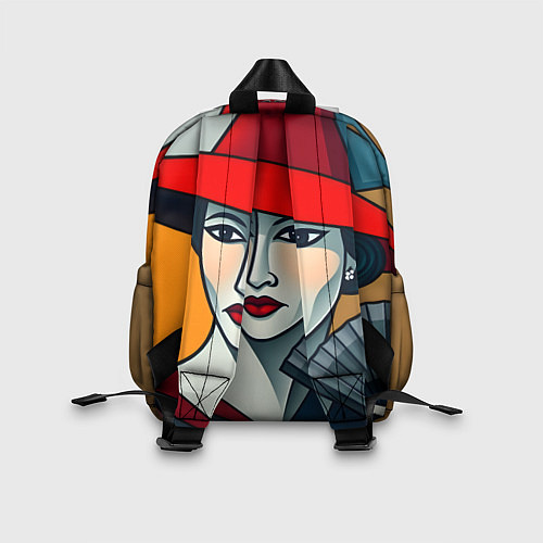 Детский рюкзак Дама с веером / 3D-принт – фото 2