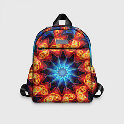 Детский рюкзак Фрактальная узорная абстракция, цвет: 3D-принт