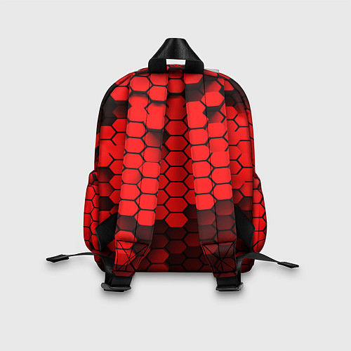 Детский рюкзак BMW карбоновая абстракция / 3D-принт – фото 2