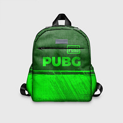 Детский рюкзак PUBG - green gradient посередине