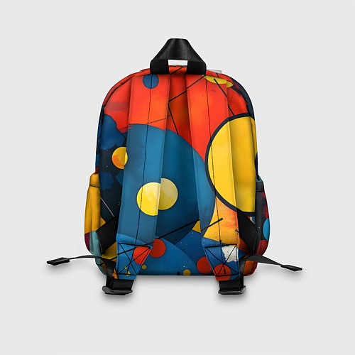 Детский рюкзак Динамичный красочный паттерн / 3D-принт – фото 2