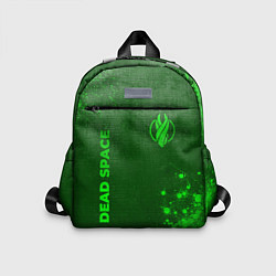 Детский рюкзак Dead Space - green gradient вертикально, цвет: 3D-принт