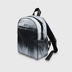 Детский рюкзак Разводы черной краски, цвет: 3D-принт — фото 2