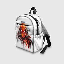 Детский рюкзак Дэдпул краски, цвет: 3D-принт — фото 2