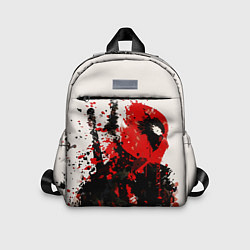 Детский рюкзак Дэдпул брызги, цвет: 3D-принт