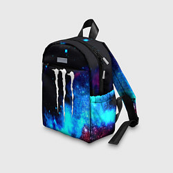 Детский рюкзак Monster energy космос, цвет: 3D-принт — фото 2