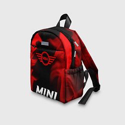 Детский рюкзак Mini - red gradient по-центру, цвет: 3D-принт — фото 2