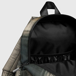 Детский рюкзак Размытые серо-бежевые полосы, цвет: 3D-принт — фото 2