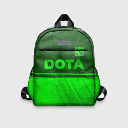 Детский рюкзак Dota - green gradient посередине, цвет: 3D-принт