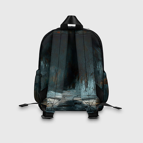 Детский рюкзак Боксерская груша на черном / 3D-принт – фото 2