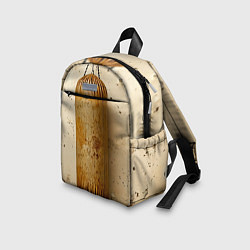 Детский рюкзак Бежевая боксерская груша, цвет: 3D-принт — фото 2