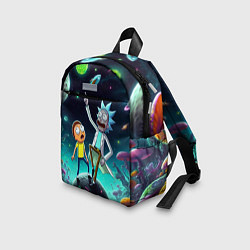 Детский рюкзак Рик и Морти на планете сказочных грибов, цвет: 3D-принт — фото 2