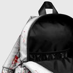 Детский рюкзак Красные бойцовские перчатки на белом, цвет: 3D-принт — фото 2