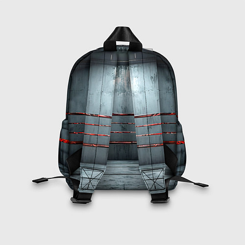 Детский рюкзак Серый ринг / 3D-принт – фото 2