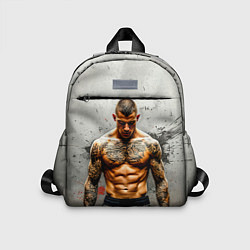 Детский рюкзак Дастин Порье на сером, цвет: 3D-принт