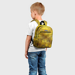 Детский рюкзак Золотая ржавая текстура, цвет: 3D-принт — фото 2