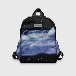Детский рюкзак Синяя волна в космосе - текстура