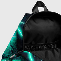 Детский рюкзак Color light blue black, цвет: 3D-принт — фото 2