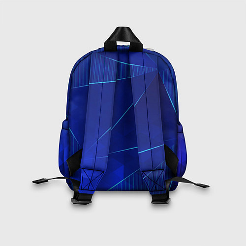 Детский рюкзак Among Us blue poly / 3D-принт – фото 2
