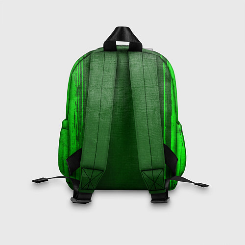Детский рюкзак West Ham - green gradient по-центру / 3D-принт – фото 2
