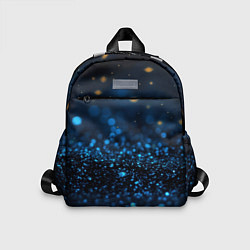 Детский рюкзак Боке блестяшки на черном