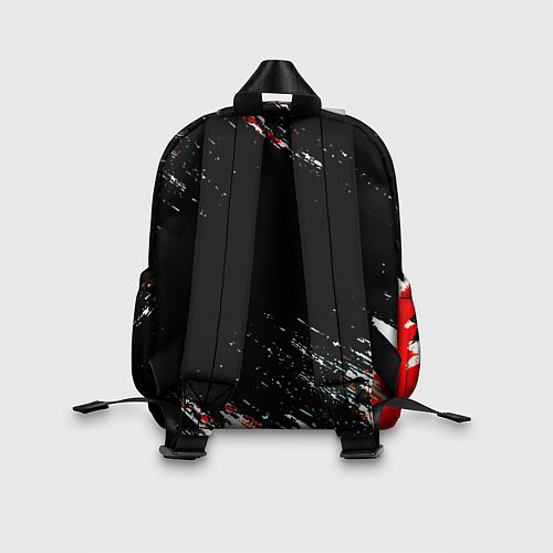 Детский рюкзак Манчестер краски штрихи / 3D-принт – фото 2