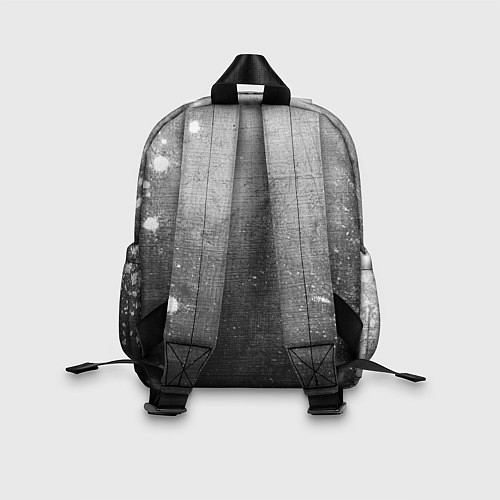 Детский рюкзак Mercedes - grey gradient по-центру / 3D-принт – фото 2