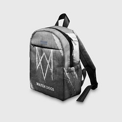 Детский рюкзак Watch Dogs - grey gradient, цвет: 3D-принт — фото 2