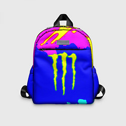 Детский рюкзак Monster energy краски цветные