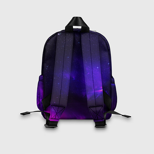 Детский рюкзак Космонавт в неоновых облаках / 3D-принт – фото 2