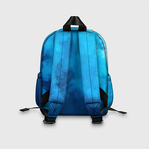 Детский рюкзак Теннисная ракетка в синем дыму / 3D-принт – фото 2