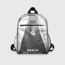 Детский рюкзак Death Stranding - grey gradient по-центру, цвет: 3D-принт