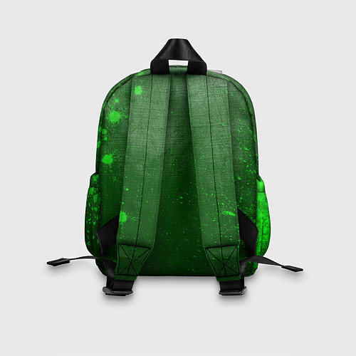 Детский рюкзак GTA6 - green gradient по-центру / 3D-принт – фото 2