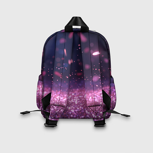 Детский рюкзак Розовые блестящие блестки / 3D-принт – фото 2