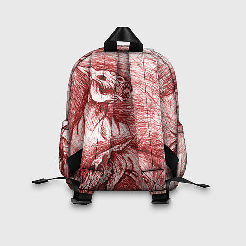 Детский рюкзак Черепа лошадей - эскиз / 3D-принт – фото 2