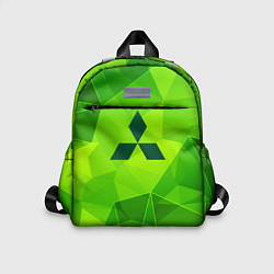 Детский рюкзак Mitsubishi green poly, цвет: 3D-принт