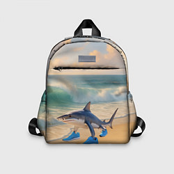 Детский рюкзак Тралалеро тралала мем, цвет: 3D-принт