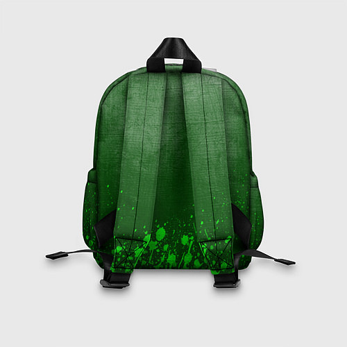 Детский рюкзак Land Rover - green gradient посередине / 3D-принт – фото 2