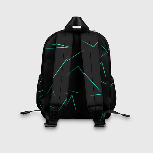Детский рюкзак Color turquoise line / 3D-принт – фото 2