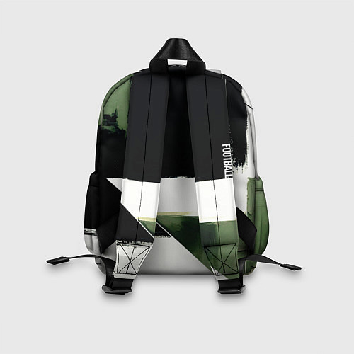 Детский рюкзак Футбол на фоне брызг красок / 3D-принт – фото 2