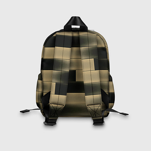 Детский рюкзак Color yellow square / 3D-принт – фото 2