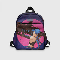 Детский рюкзак Аркейн Джинкс пушка, цвет: 3D-принт