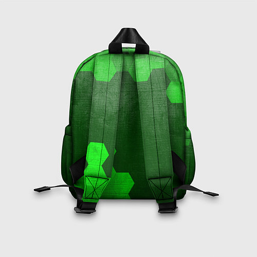 Детский рюкзак Hitman - green gradient вертикально / 3D-принт – фото 2