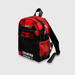 Детский рюкзак Counter Strike 2 - red gradient по-центру, цвет: 3D-принт — фото 2