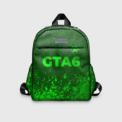 Детский рюкзак GTA6 - green gradient посередине